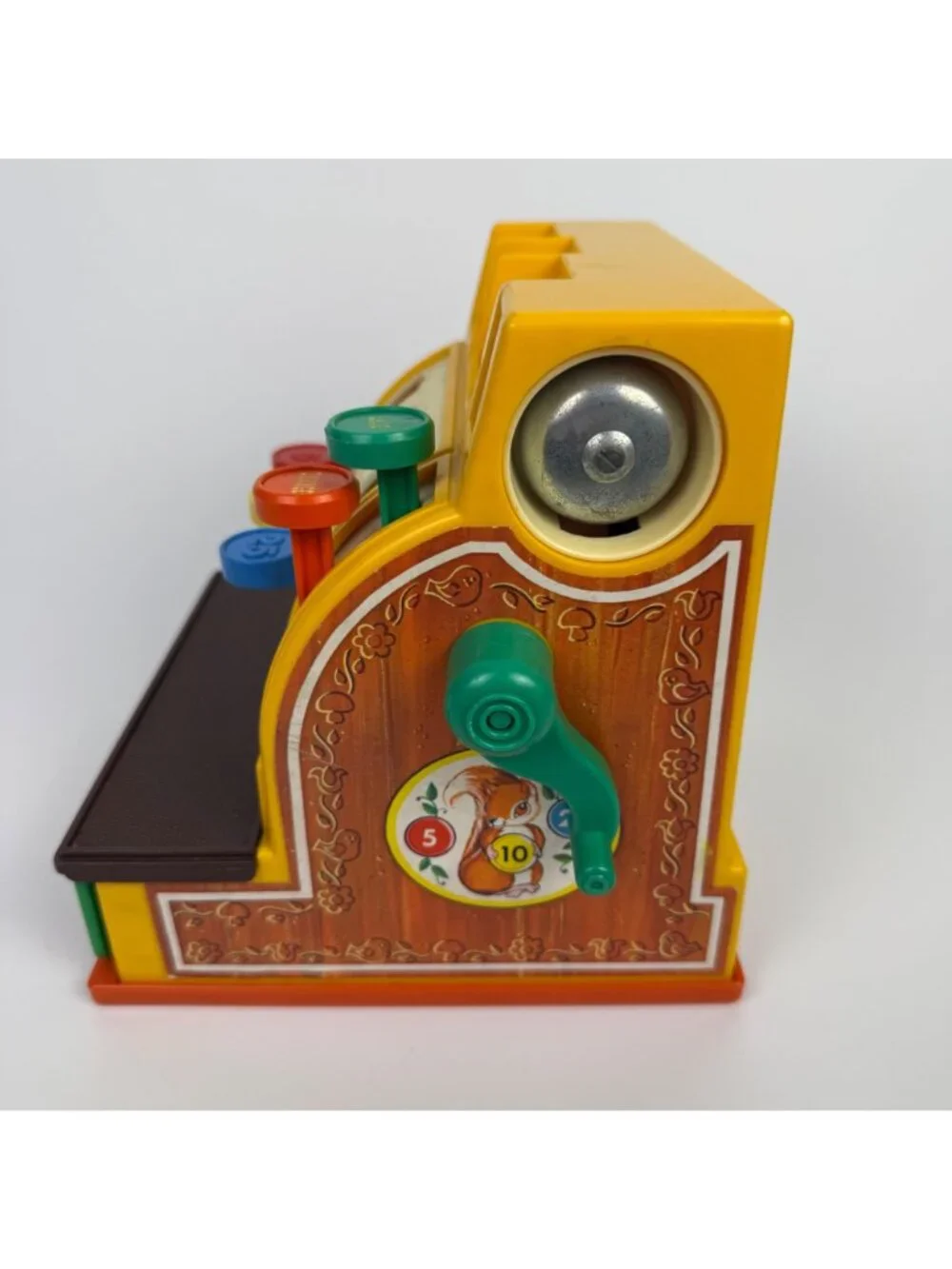 Vintage 1974 Fisher-Price Cash Register #926 with Original Coins